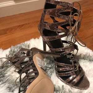 Brand new top shop strap up sandals💕